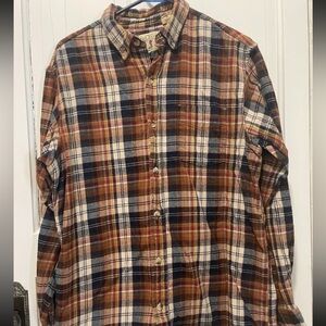 RedHead Men's Plaid Flannel Button-Down Long Sleeve Shirt